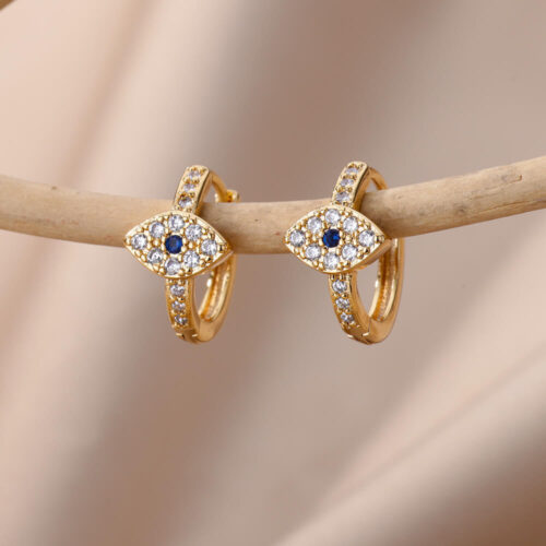 Personality Minimalist Elegant Love Design Inlaid Zircon Ear Ring - Image 5