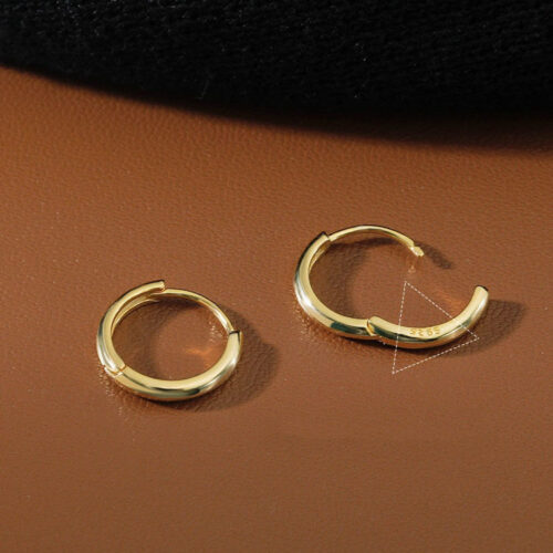 Ear Buckle Hoop Earrings - Image 3