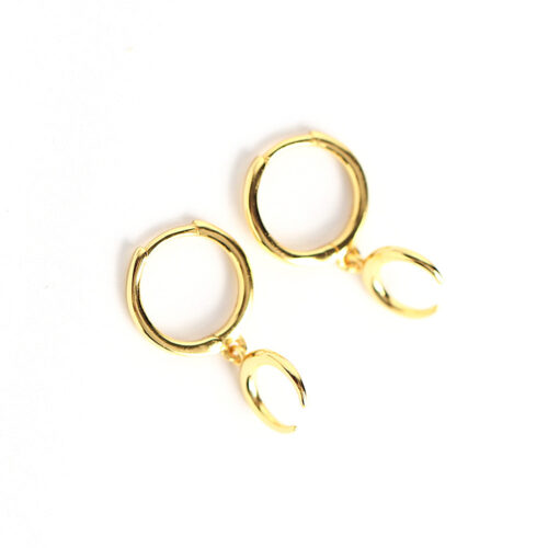 Crescent moon earrings - Image 5