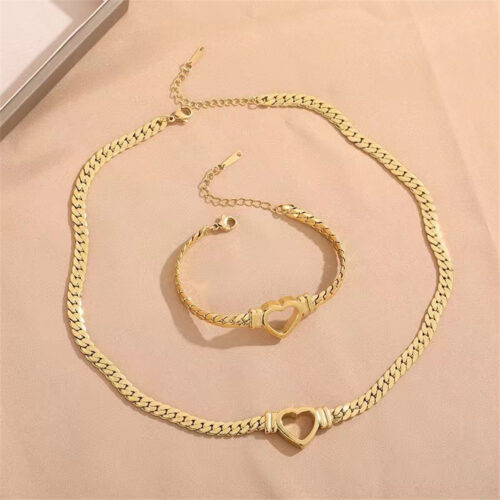 Personalized Love Chain Necklace Bracelet For Women. Chain Jewelry - Image 3