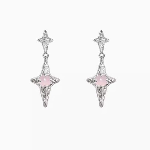 Original Design XINGX Suction Series Cool Ice Blue Asterism Earrings - Image 4