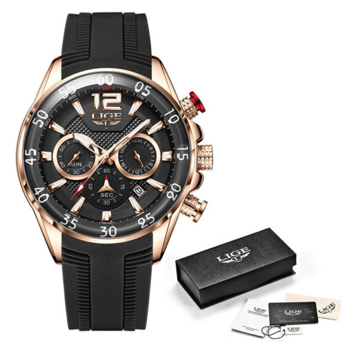 Quartz Men's Waterproof Watch Multi-function - Image 3