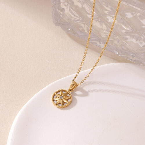 Lucky Compass Necklace Personalized Design Jewelry For Women - Image 5