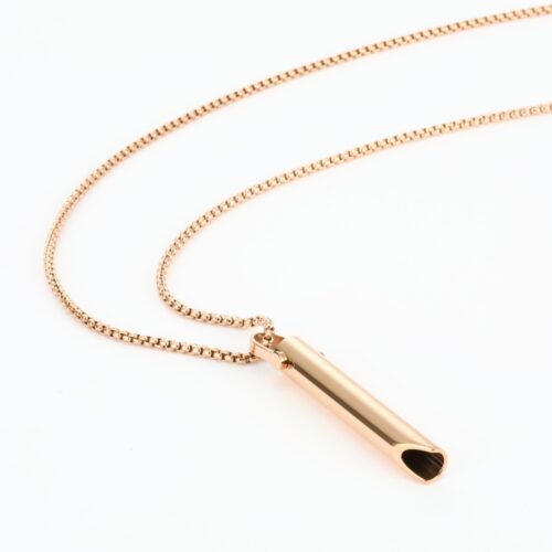 Adjustable Breathing Relieve Pressure Ornament Stainless Steel Decompression Necklace - Image 3