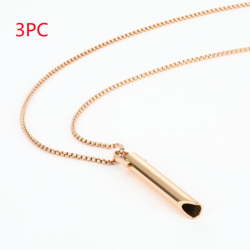 Adjustable Breathing Relieve Pressure Ornament Stainless Steel Decompression Necklace - Image 9