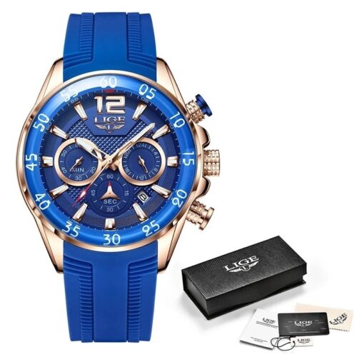 Quartz Men's Waterproof Watch Multi-function - Image 6