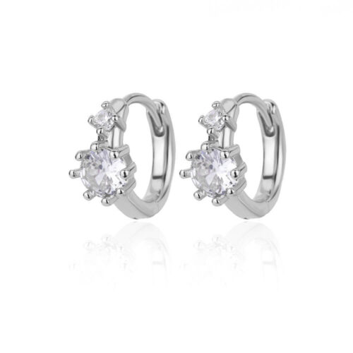 Personality Minimalist Elegant Love Design Inlaid Zircon Ear Ring - Image 10