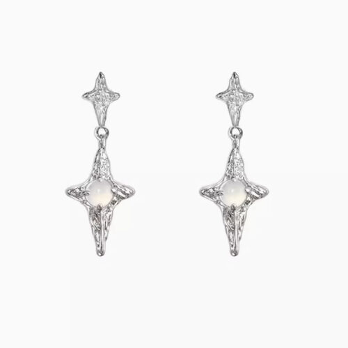 Original Design XINGX Suction Series Cool Ice Blue Asterism Earrings - Image 6