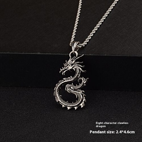 Fashion Necklace Paved Black Color For Men Boy Gifts - Image 5