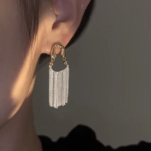 High-grade Tassel Earrings - Image 4