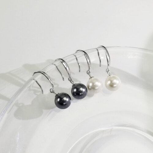 Sterling Silver Pearl Earrings - Image 2