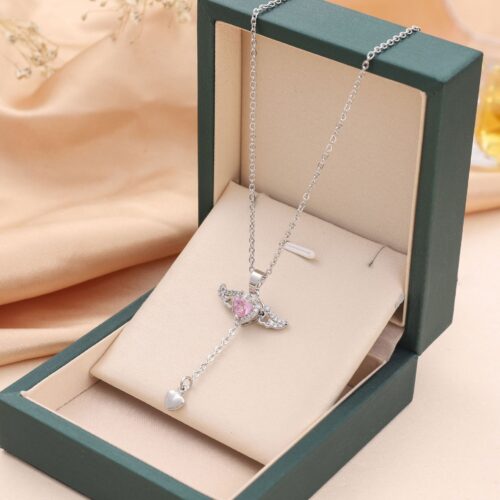 Necklace With Crystal Clavicle Chain Women Jewelry - Image 6