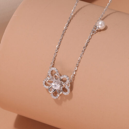 Sterling Silver SUNFLOWER Necklace - Image 5